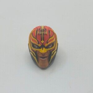 WWE Rey Mysterio Ultimate Edition MATTEL Red Yellow Mask Head Figure